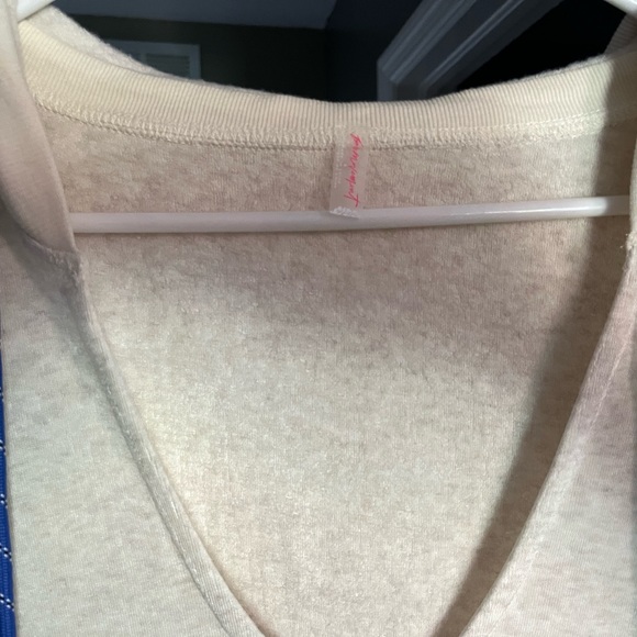 New Free People FP MOVEMENT Feel Good Layer Size Small Oatmeal Heather Worn once - Picture 7 of 7